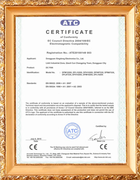 Certificato CE.