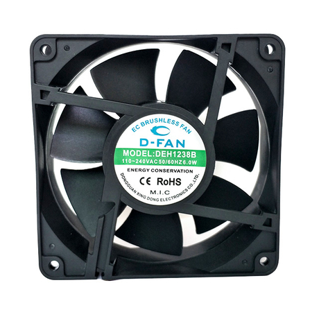 Basso consumo energetico 120x120x38mm 12038 Fan assiale CE